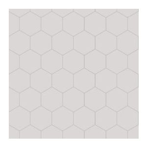 Fibo White Silk Hexagonal Tile M71 S 600mm Aqualock Panel