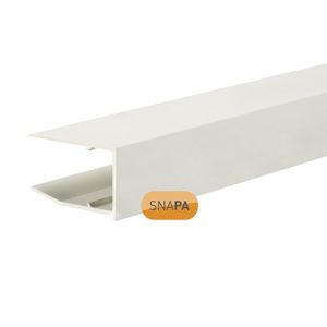 Snapa 16mm PVC Drip Trim White 2.1m
