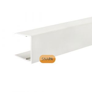 Snapa 25mm PVC Drip Trim White 2.1m