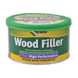Everbuild 2-Part High-Performance Wood Filler Light Stainable 500g