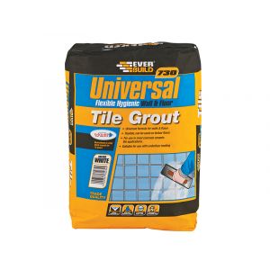 Everbuild 730 Uniflex Hygienic Tile Grout White 5kg