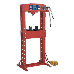 Sealey Air/Hydraulic Press 30tonne Floor Type with Foot Pedal