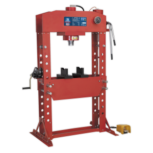 Sealey Air/Hydraulic Press 75tonne Floor Type with Foot Pedal