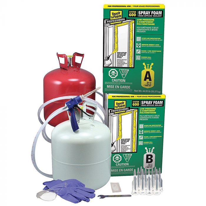 Touch N Foam 600 Spray Insulation Kit Inc 15ft Hose - Best Diy Spray Foam Insulation Kit
